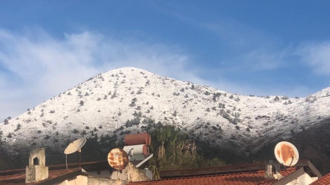 Kar ve fırtına Datça Aktur’u vurdu